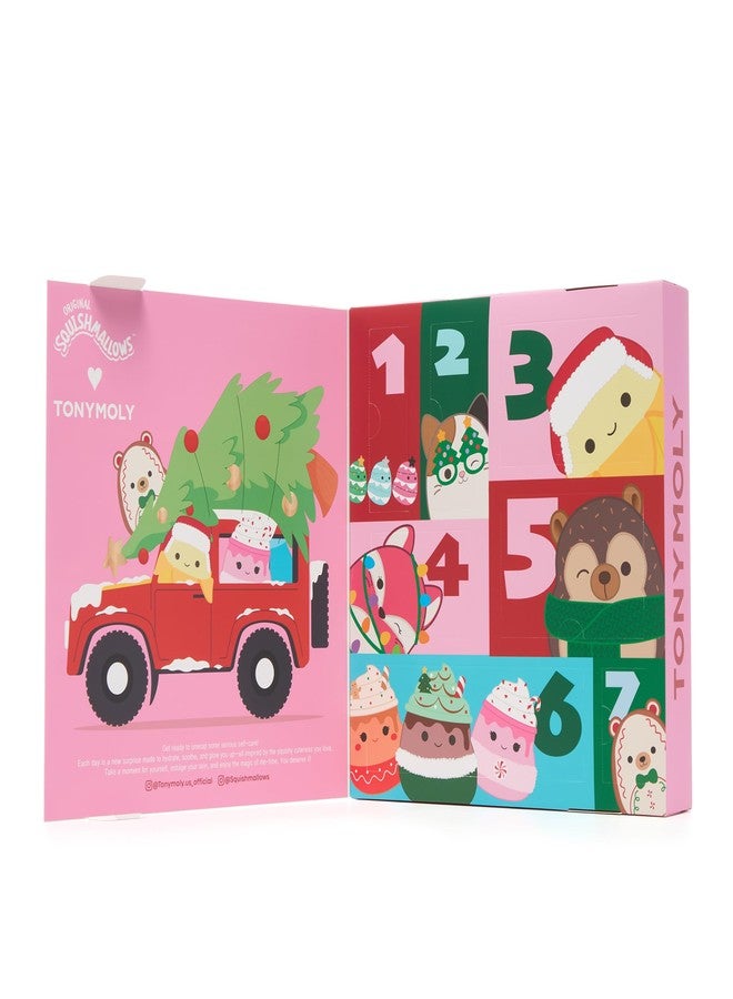 TONYMOLY x Squishmallows Advent Calendar 2025 – 7-Day Skincare Advent Calendar with Hand Cream, Lip Gloss, Sheet Masks & Cute advent calendar for girls - Image 1